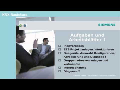 A1 Siemens KNX Basiskurs – praktischer Aufgabenblock 1