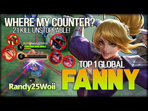 Need More Silent or CC? 21 Kill Unstoppable. Randy25Woii Top 1 Global Fanny - Mobile Legends