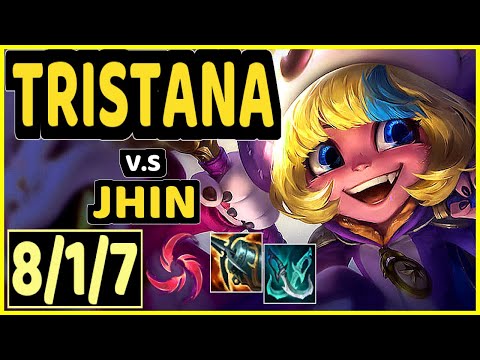 TRISTANA vs JHIN - 8/1/7 KDA BOTTOM ADC GAMEPLAY - BR Ranked GRANDMASTER