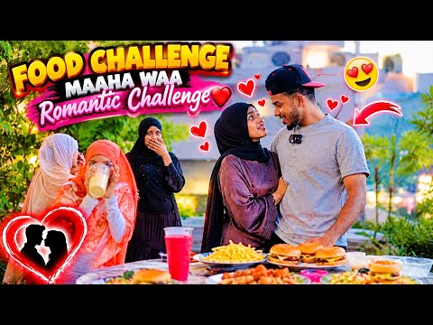 FOOD CHALLENGE ISKU BADALAY ROMANTIC IIMAN MID MAAHA🤣🤣