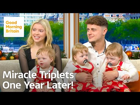 Miracle IVF Triplets Defied the Odds and Prepare for a Magical Christmas