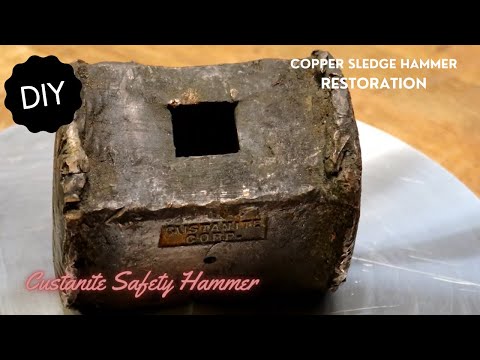Sledge Hammer Restoration | Copper | #Restoration #OldNew