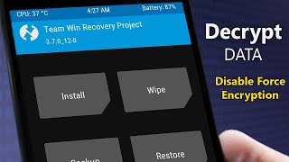 Download the video "Fix Encryption Problem In Custom ROMS | How To Decrypt Your Phone | Disable Force Encryption.zip"