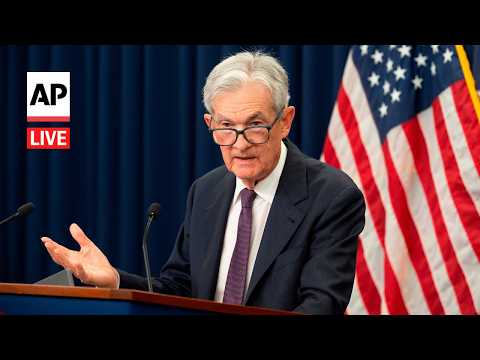 Video Thumbnail: Jerome Powell LIVE: Fed chair speaks after what may be his last interest rate meeting