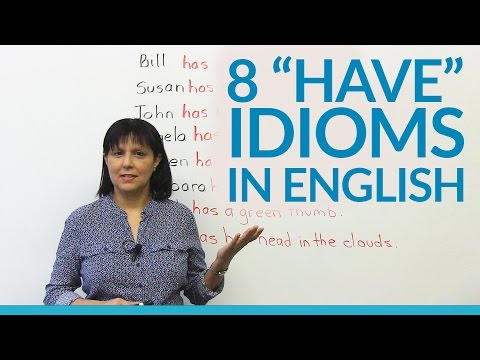 8 Idioms with "HAVE" in English