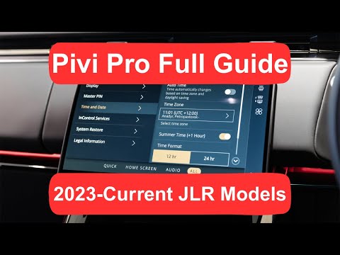 Land Rover / Range Rover Pivi Pro How To
