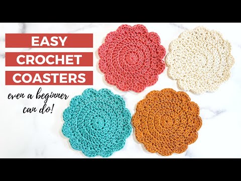 Crochet A Matching Table Set That Will Wow Your Friends Sunrise Coaster and Placemat Tutorial