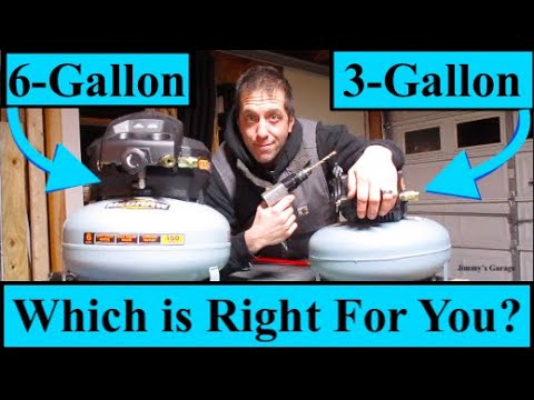 3 or 6 Gallon Air Compressor - Which Should You Buy?