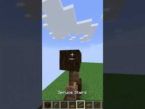 Scootterboo - how to build using LEAVES!!! update 1.20 #shorts  #minecraftbuilds  #minecraft