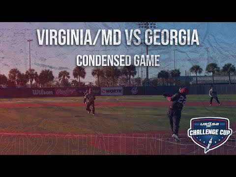 Condensed Game - VIRGINIA/MD vs GEORGIA - 2022 Major Challenge Cup! Broadcast version.
