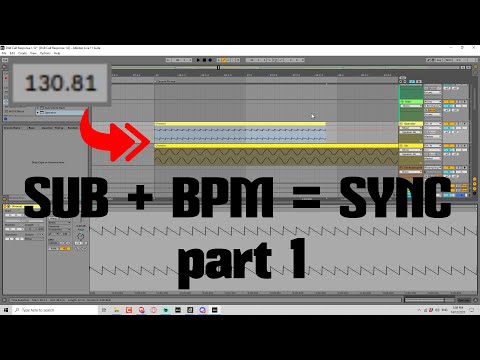 Daily Decibel 134 - Syncing the Sub Frequency to the BPM - Part 1