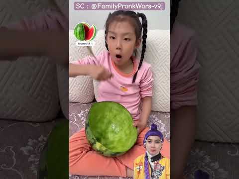 Makan semangka sampai tinggal kulit 😱😆🍉 #funny #dubbing i