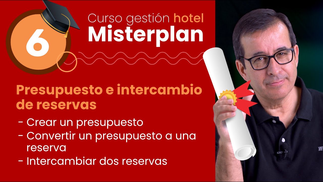 Presupuestos e intercambio de reservas en el planning