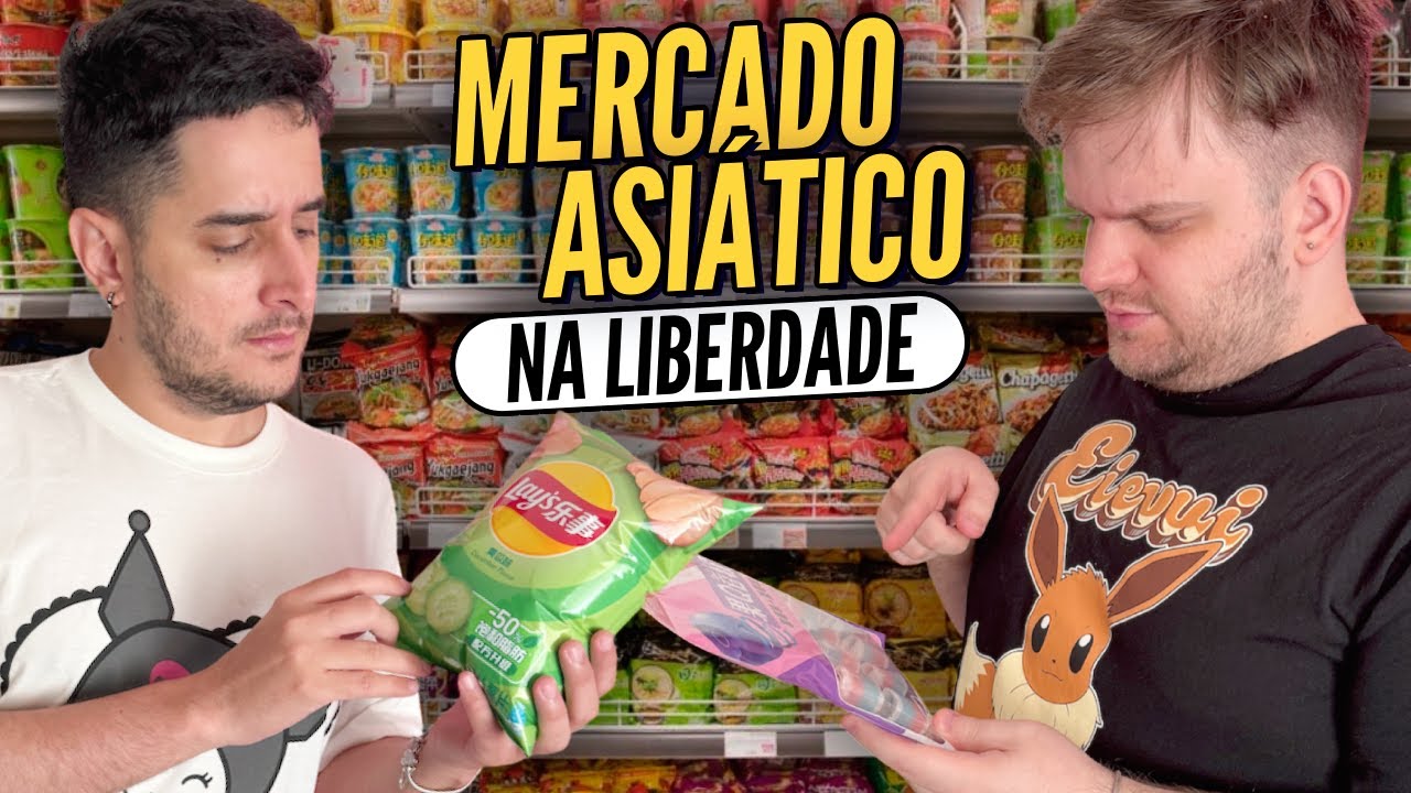 Tour of the ASIAN SUPERMARKET in LIBERDADE in SP