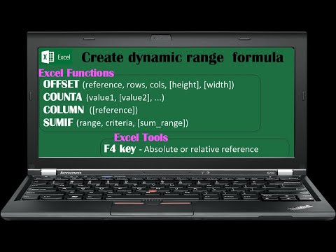 Create dynamic range formula - Excel function Offset with COUNTA or Index with COUNTA