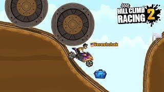 Hill Climb Racing 2 Superbike in Mines Record 7057m GamePlay