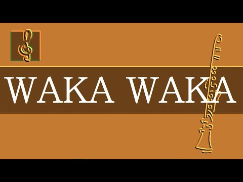 Clarinet & Guitar Duet - Shakira - Waka Waka (This Time For Africa) (Sheet music - Guitar chords)