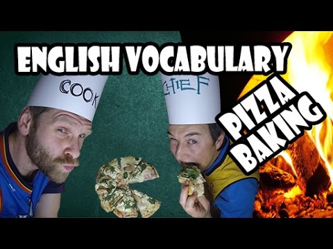 ピザ作り - 英単語 (Pizza baking - English vocabulary)