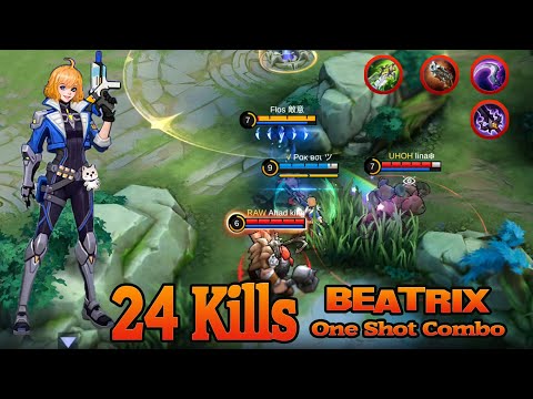 24 Kills! One Shot Combo - Beatrix Space Agent - Gameplay