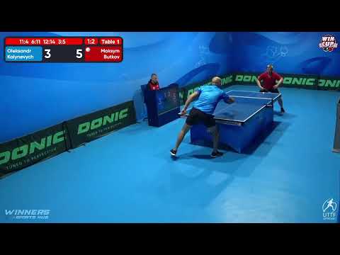 23:00 Oleksandr Kalynevych  1 - 3 Maksym Butkov West 5 WIN CUP 22.10.2022 | TABLE TENNIS WINCUP