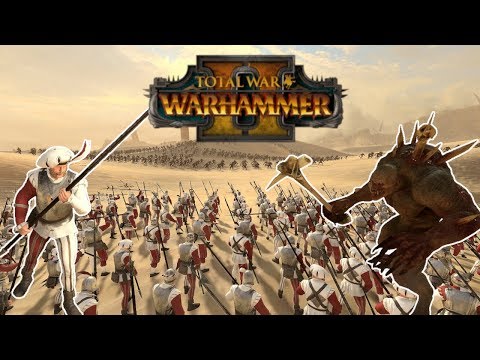 Totalwar Warhammer II: 1000 halberds Vs 600 Crypt Horrors