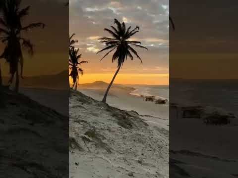 Praia de Maceió fica no município de Itapipoca-CE. Vídeo enviado por Valdenir Pinto.