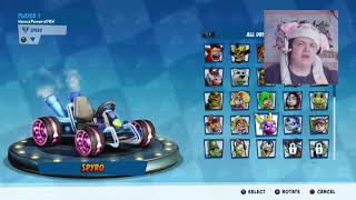 I LOVE CRASH :D - Crash Team Racing: Nitro-Fueled (Chill & wholesome stream)