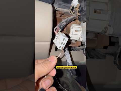 How To Bypass Ignition Switch #shortvideo #mechanic