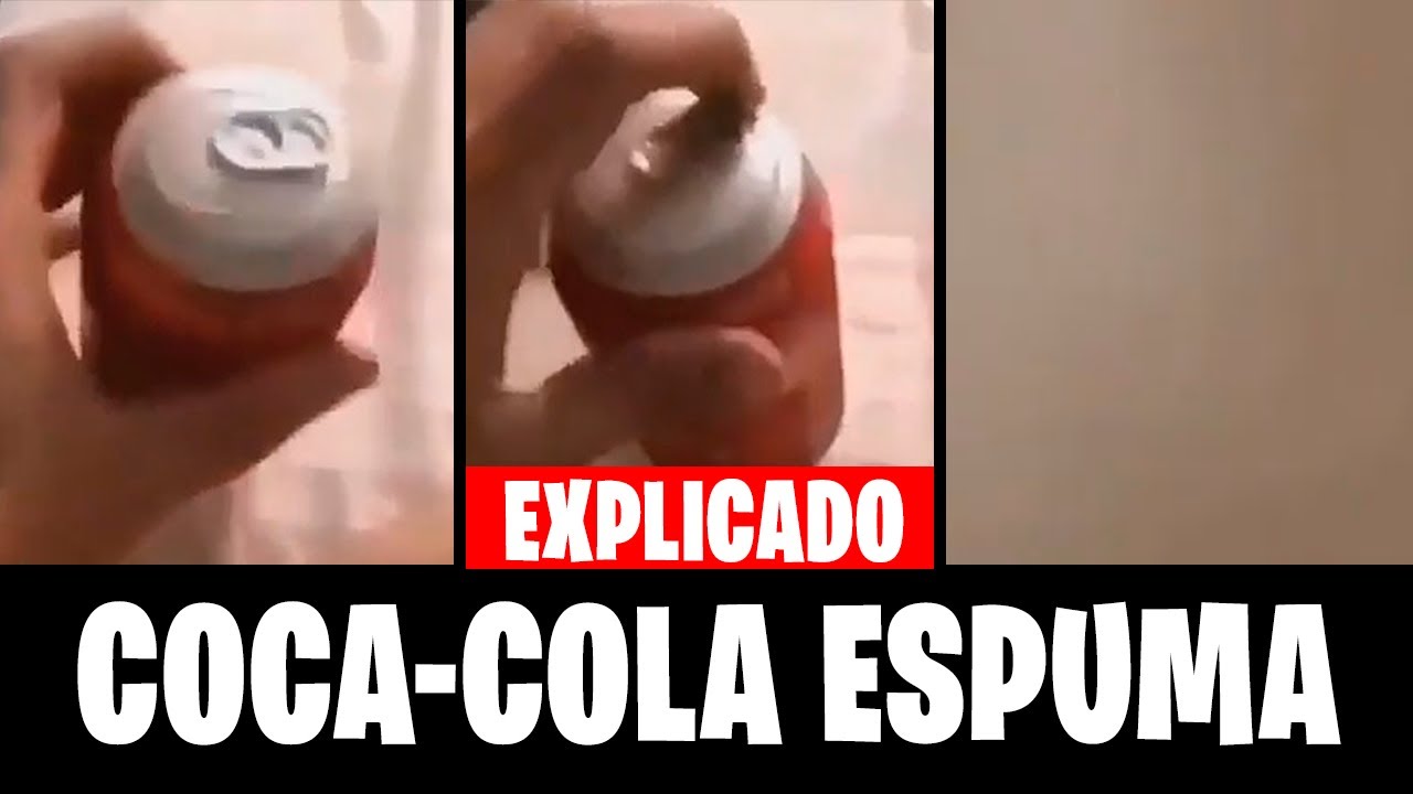 Explicación de la espuma de Coca Cola