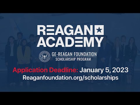 GE-Reagan Foundation Scholarship Program 2023