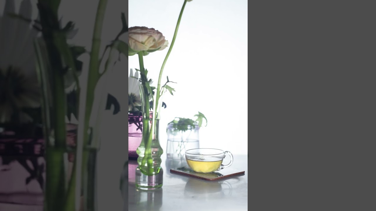 Self pouring flying cup of tea