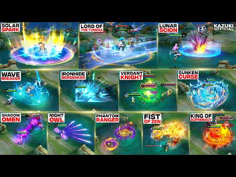7 NEW SKINS + 5 NEW REVAMPS IN ULTRA HD! HYLOS MYTHIC | M7 SKINS | GUSION COLLECTOR REVAMP & MORE
