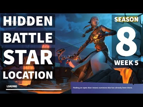 Fortnite ¦ Secret Season 8 Week 5 Hidden Battlestar Location