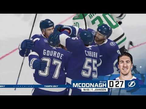 NHL 20 - Dallas Stars vs Tampa Bay Lightning Gameplay - Stanley Cup Finals Game 7