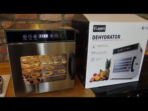 GUANCHENG Kwasyo 8 Tray Dehydrator Review and Demonstration