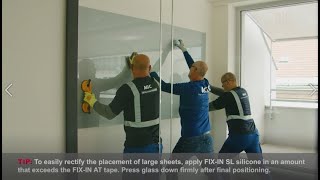 FIX-IN üveg- és tükörragasztó rendszer