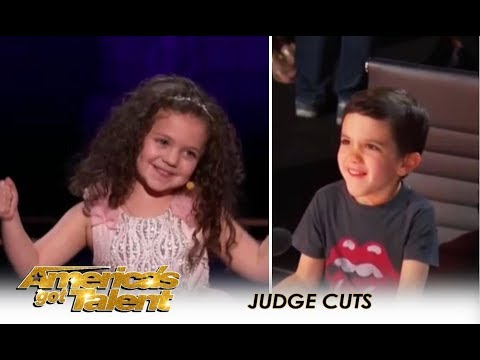 Sophie Fatu: Simon Sets Up His Son Eric With YOUNGEST Contestant Ever! | America's Got Talent