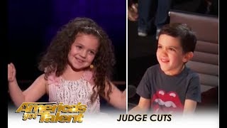 Sophie Fatu: Simon Sets Up His Son Eric With YOUNGEST Contestant Ever! | America&#39;s Got Talent