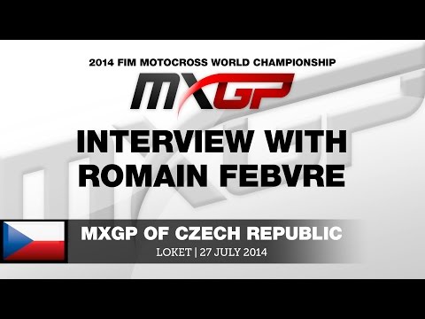 MXGP of Czech Republic 2014 Interview with Romain Febvre - Motocross