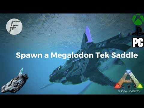 Ark Survival Evolved: How to spawn a Megalodon Tek Saddle
