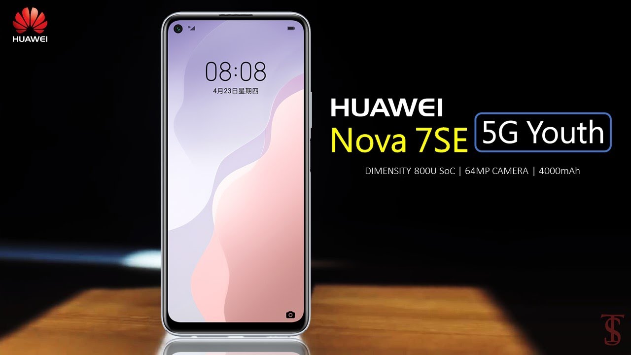 Huawei Nova 7 SE 5G Youth Price, Official Look, Design, Camera, Specifications, 8GB RAM, Features