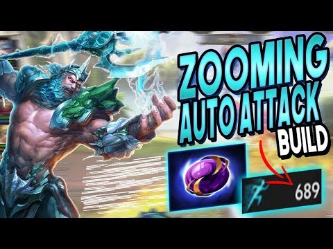 Smite: ZOOMING AUTO ATTACK POSEIDON BUILD - I've GOTTA go FAST!