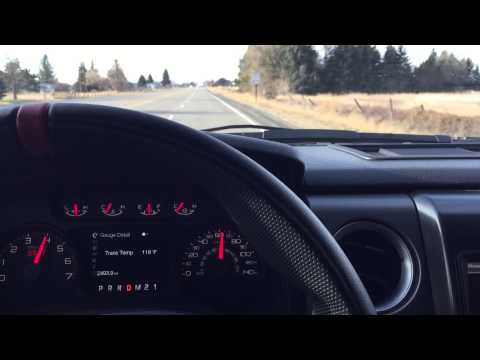 2013 ford SVT raptor with a whipple charger, in cab acceleration