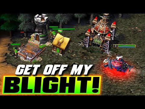 3 Peasant towerrush - GONE WRONG! - WC3 - Grubby