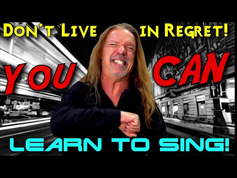 You CAN  Learn To Sing!  Don't Live In Regret - Check This Out!