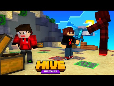 Playing Hive Sky Wars for the First Time Minecraft PE