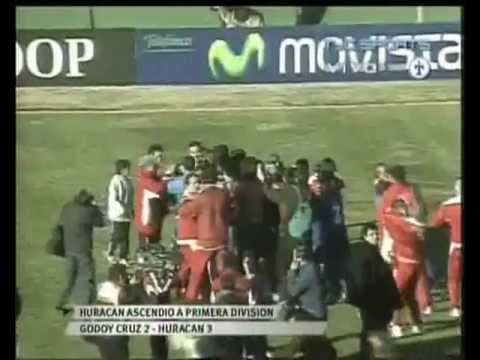 Godoy Cruz 2 - Huracán 3 - Huracán promoted to the first division - Final minutes
