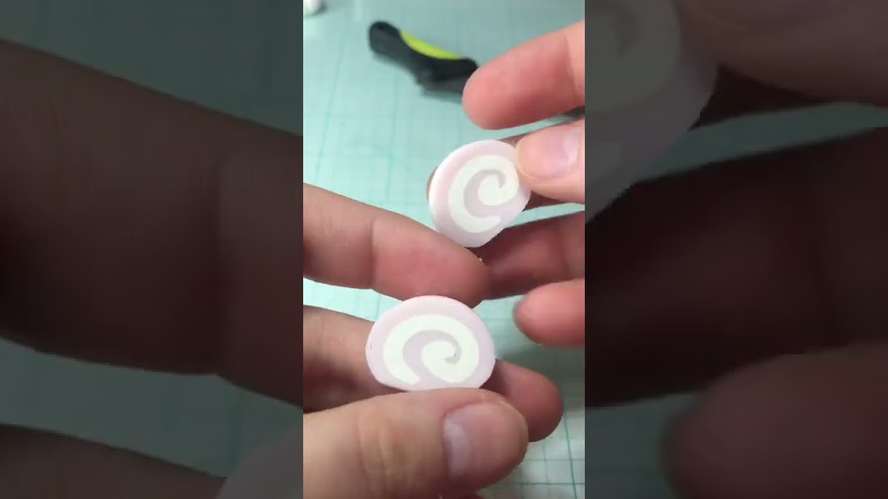 Polymer clay bear roll cake tutorial #pt2 #crafty #creative #rollcake #polymerclay #bear #tutorial