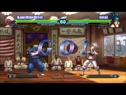 [KOFXIII The RunBack 06.27.13] KaneBlueRiver vs 4leaf (RJ)