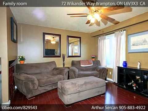 72 Wikander Way Brampton ON L6V3X3
